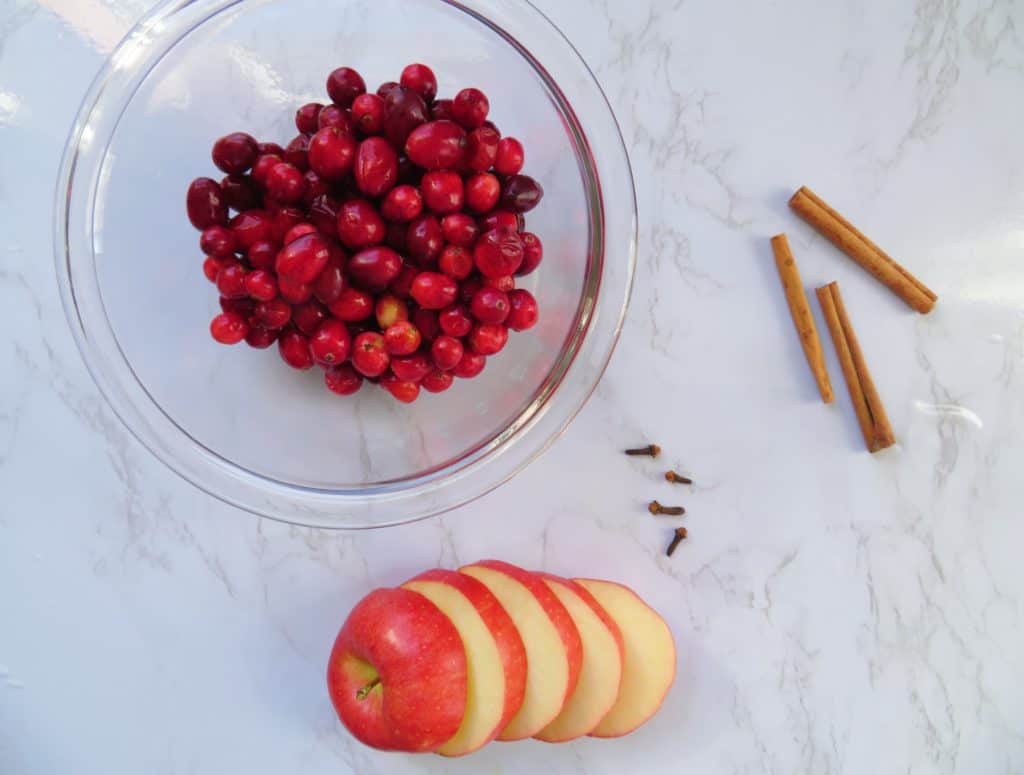 Ingredients needed for the stovetop potpourri. - The Midwest Kitchen Blog