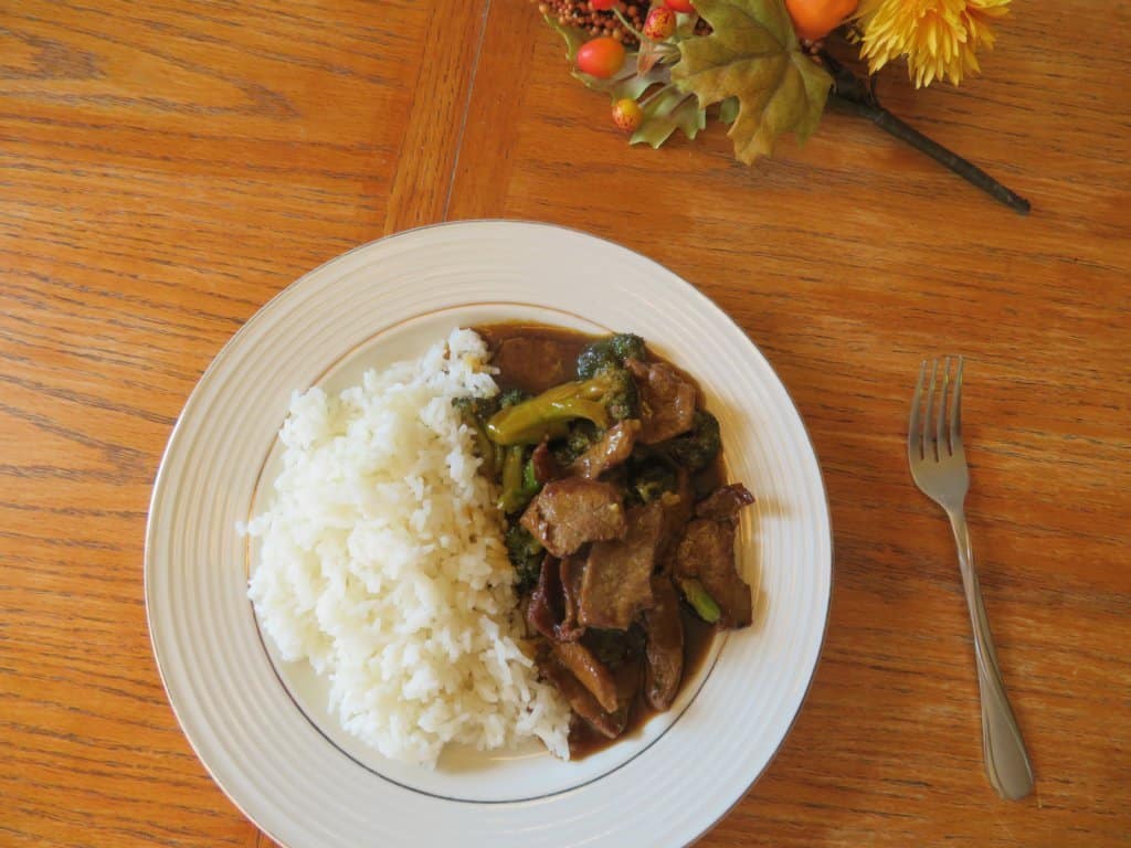 Beef and Broccoli for dinner