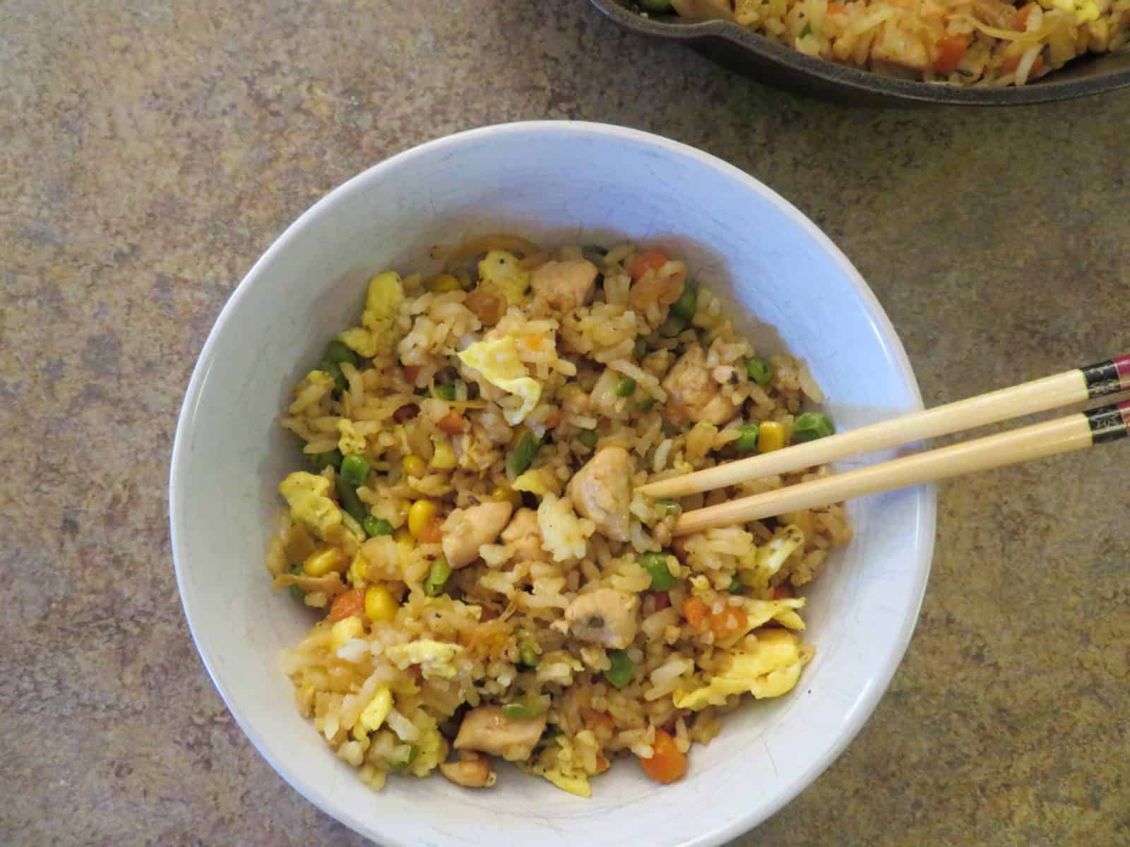 Best Ever Chicken Fried Rice - The Midwest Kitchen Blog