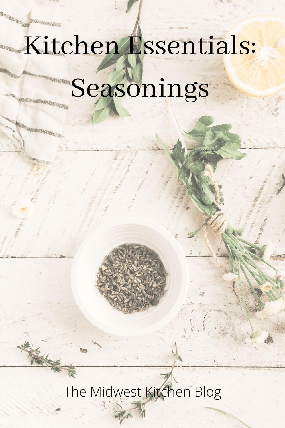 Kitchen Essentials: Seasonings