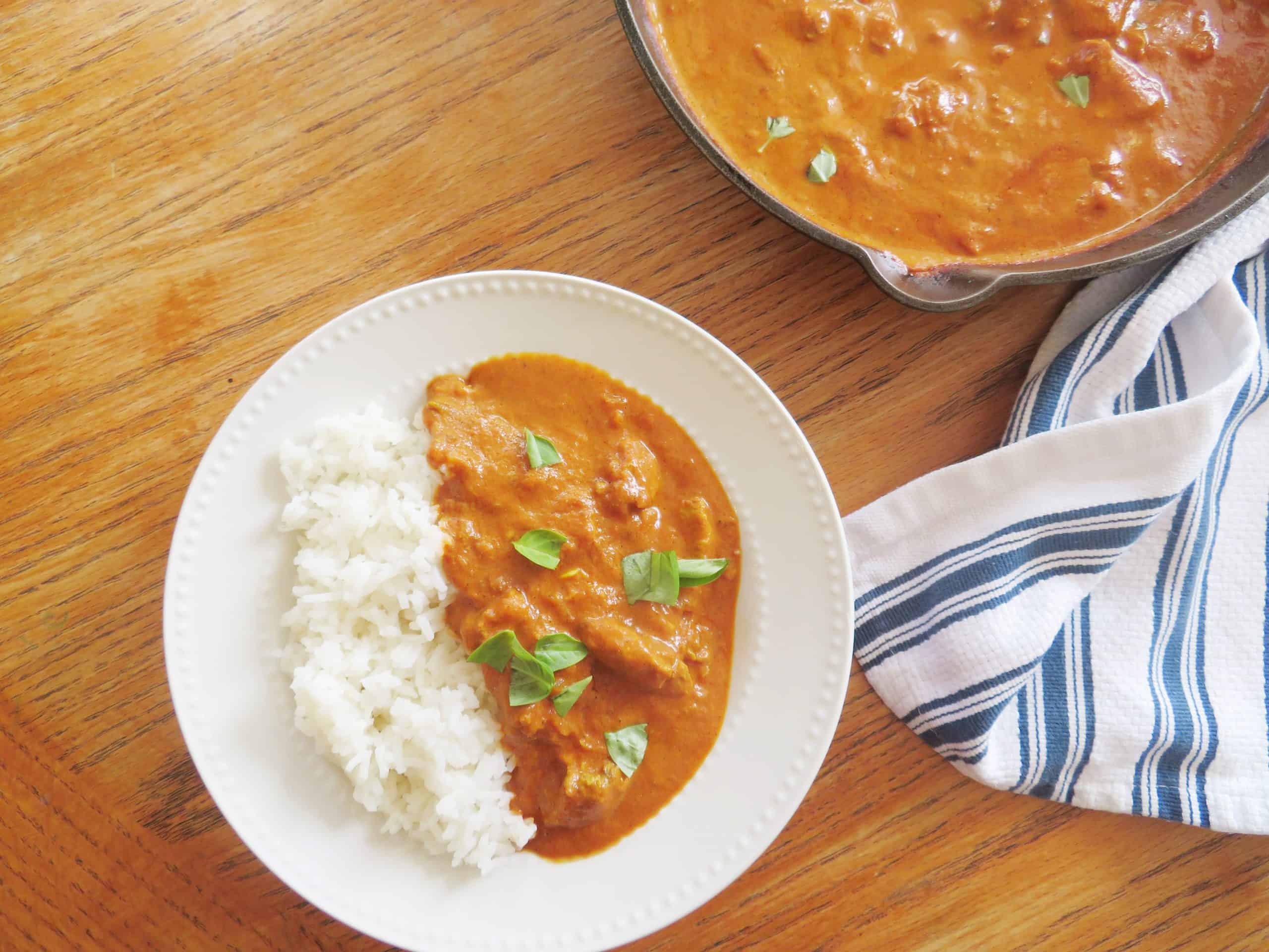 Homemade Chicken Tikka Masala