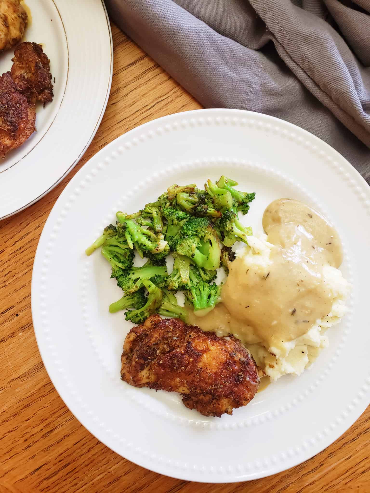 Panseared Boneless Chicken Thighs with Homemade Gravy The Midwest Kitchen Blog