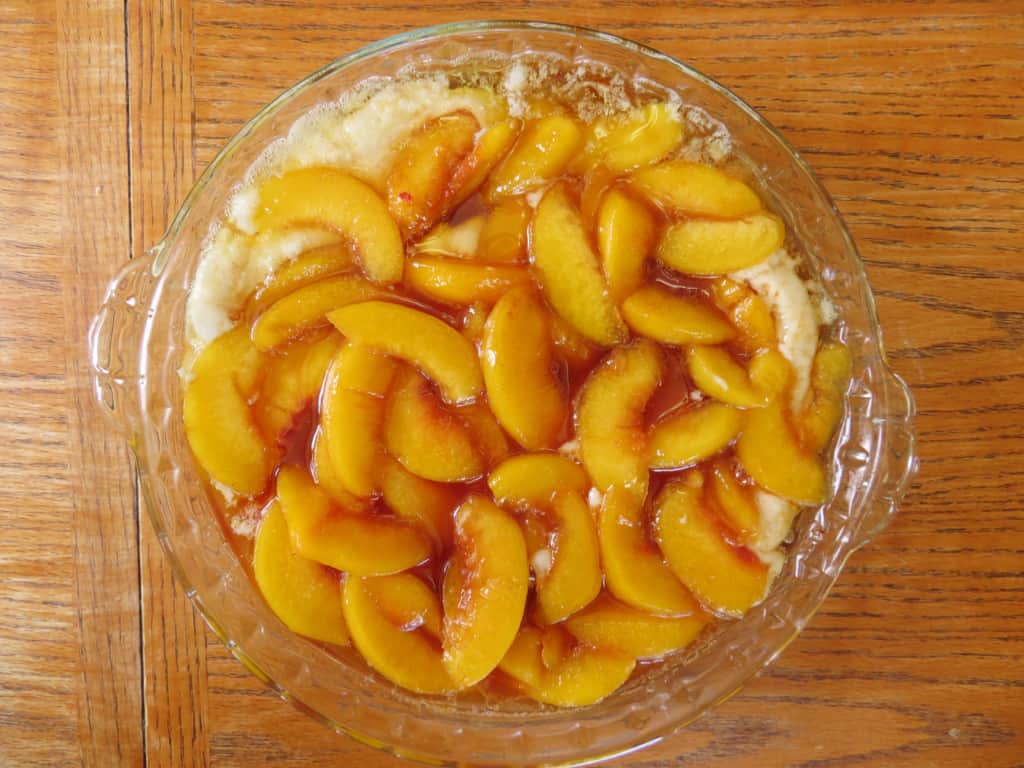 peach cobbler topping