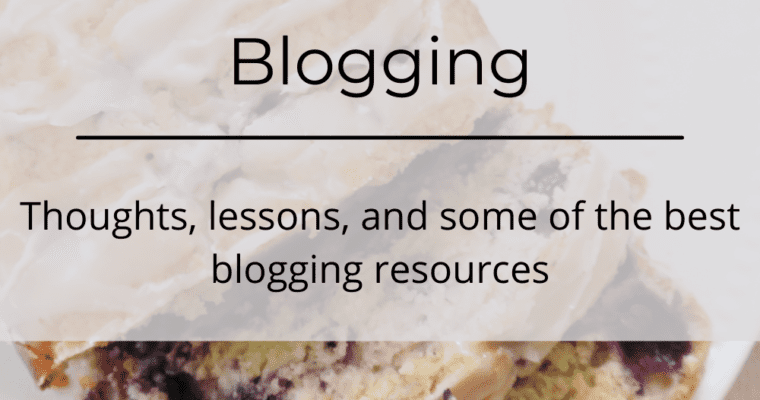 1 year of blogging