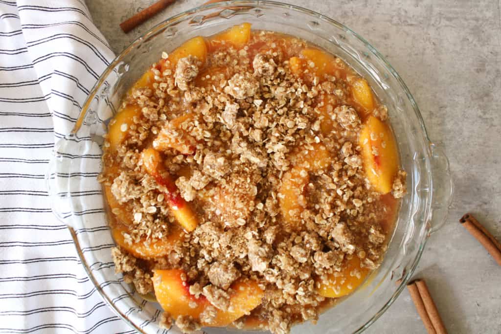peach crisp easy
