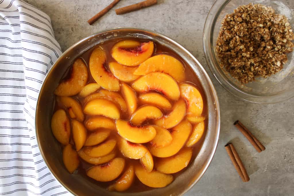 perfect peach crisp