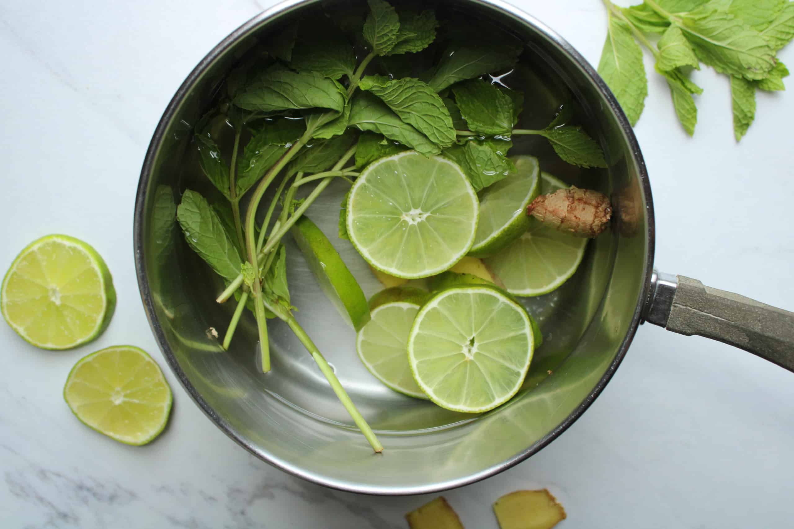 Lime Mint Ginger Summer Stovetop Potpourri Recipe