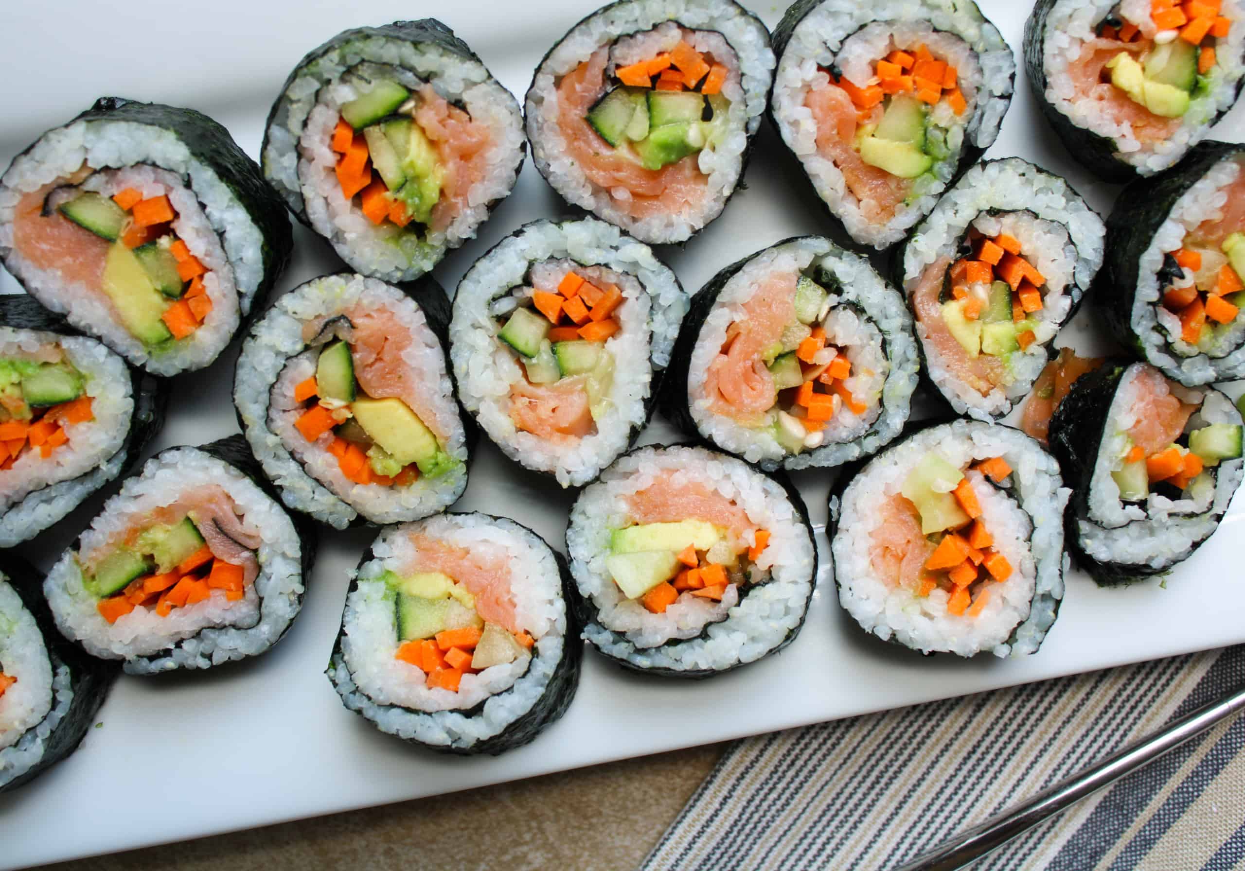 Easy Homemade Sushi Rolls (Step by Step Recipe!) - The Midwest