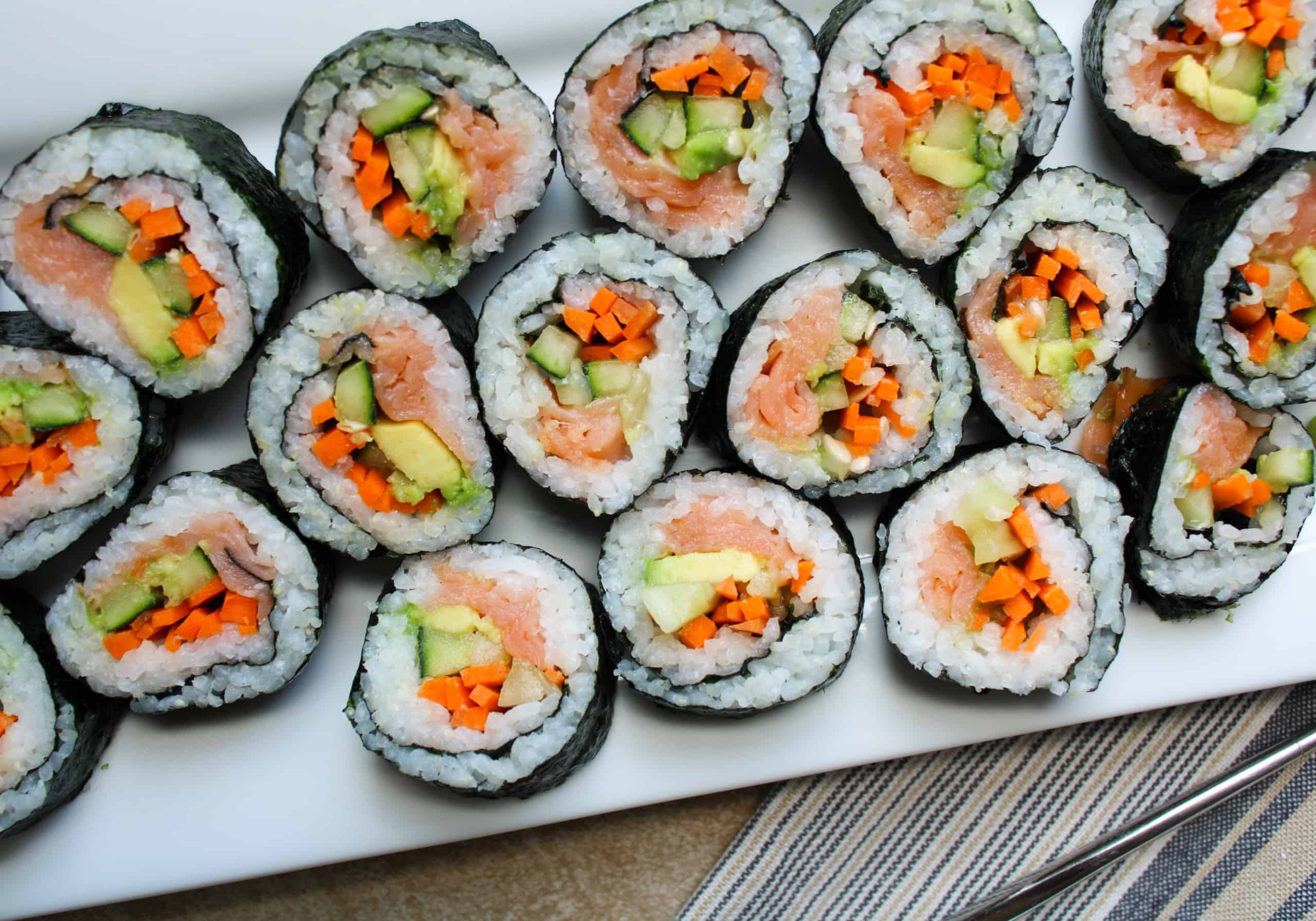 Easy Homemade Sushi Rolls (Step by Step Recipe!) - The Midwest Kitchen Blog