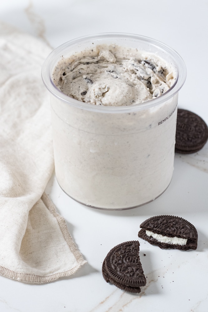 Ninja Creami Cookies and Cream Ice Cream - I Dream of Ice Cream