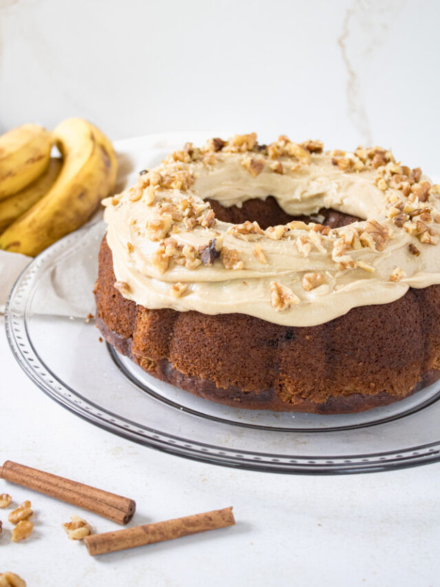 Banana Bread Bundt Cake Recipe The Midwest Kitchen Blog