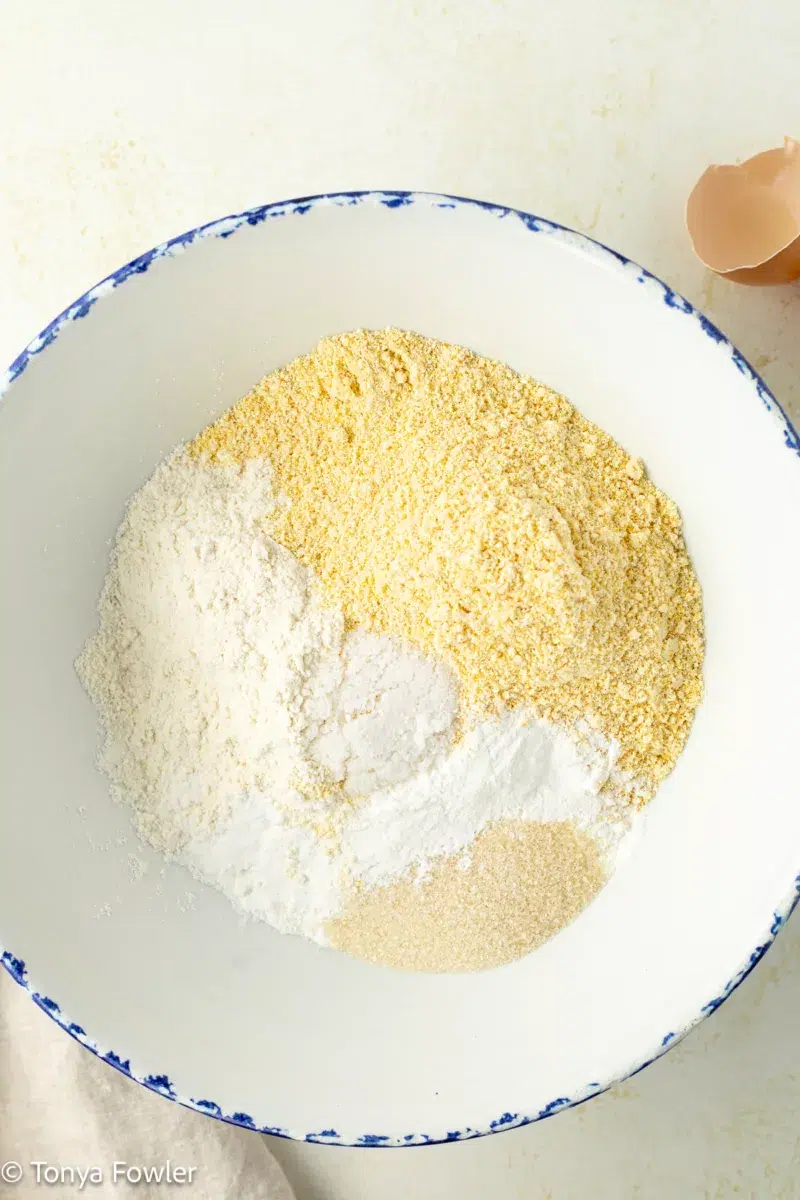 Dry Ingredients in a bowl.